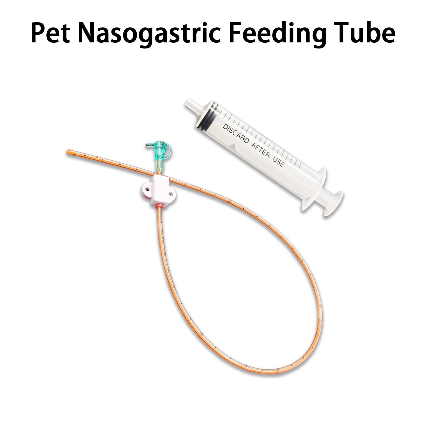 Tube de gavage nasogastrique pour animaux 5Fr 1.6x410mm – Sonde nasale pour chats et chiens, soutien nutritionnel vétérinaire