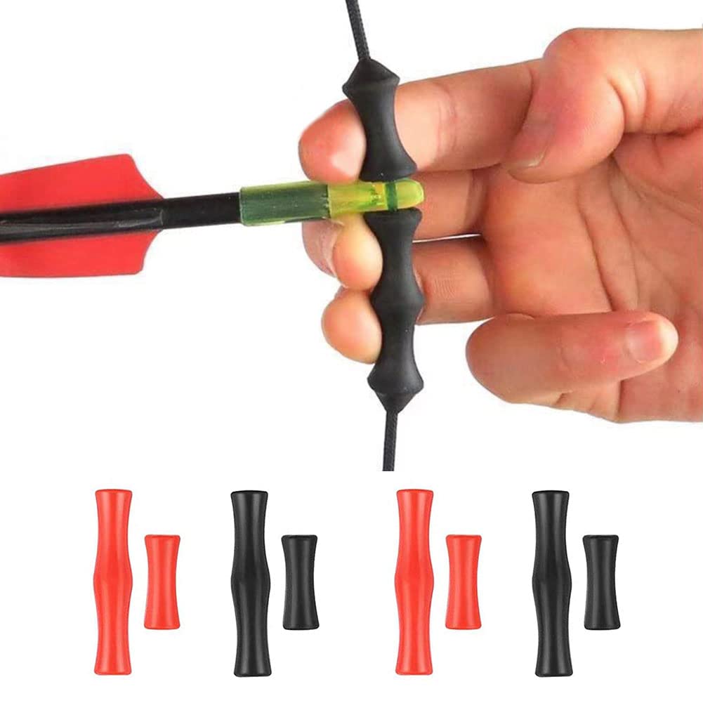 Équipement Doigt de Tir à l'arc, Tir à l'arc de Protection de Doigts, Doigts de Tir à l'arc en Silicone, Cordes D'arc de Chasse de Tir Protège-Doigts Protecteurs, pour Outils de Protection D'arc