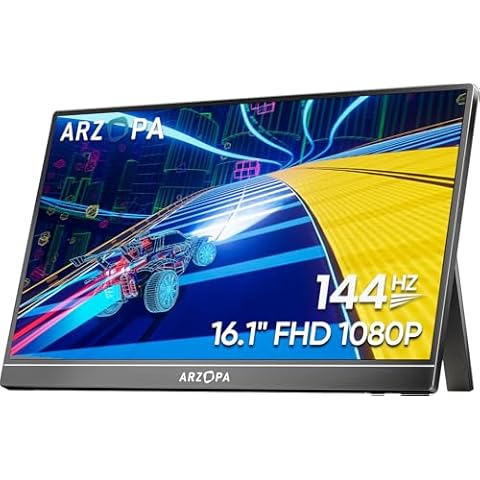 ARZOPA Z1FC 16.1'' 144Hz Portable Gaming Monitor Cover