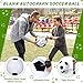 Jenaai 9 Pcs Autograph Soccer Ball with Pump Size 5 Operation Christmas Blank Deflated Soccer Ball Christian Charity Donation Official Balls for Signing Training Match Birthday Gift (Size 5)