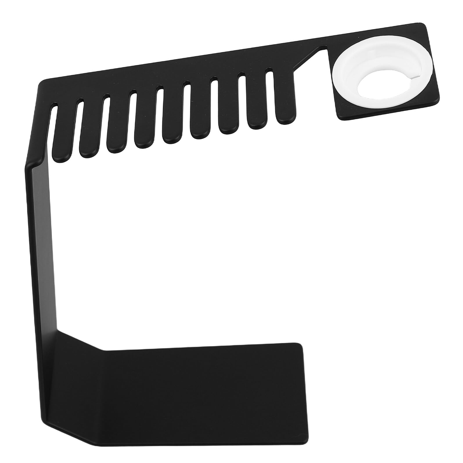 4 Pièces Support de Chargeur Montre Connectée avec Rangement Bracelet Intégré Base Stable Antichute Station de Charge Multifonction pour Bureau Accessoire Noir Compact et Organisé