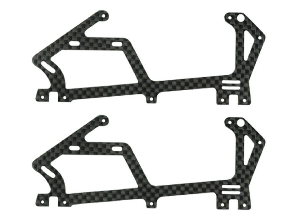 MICROHELI Carbon Fiber Lower Main Frame (for MH Frame Blade 2SRX Series)