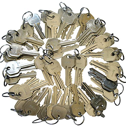 60 Pieces Precut Kwikset Compatible Keyway KW1 5 Pins Keys 15 Sets of 4 Keys