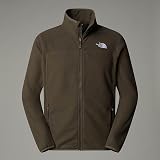Impermeable THE NORTH FACE NF0A855X21L M 100 Glacier Full Zip - EU Sweatshirt Hombre New Taupe Green Tamaño XS