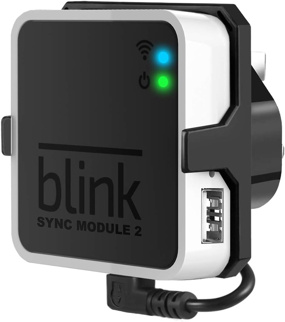 Outlet Wall Mount for Blink Sync Module - Blink Accessories for Blink XT Blink XT2 Outdoor and Indoor Home Security Camera Mount with Short Cable