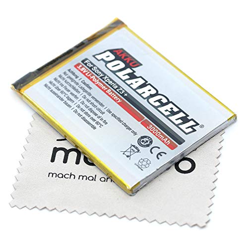 Batería de repuesto para Sony Xperia C5 Ultra Xperia Z3 Plus (sustituye a batería original LIS1579ERPC) Polarcell con paño de limpieza de pantalla Mungoo