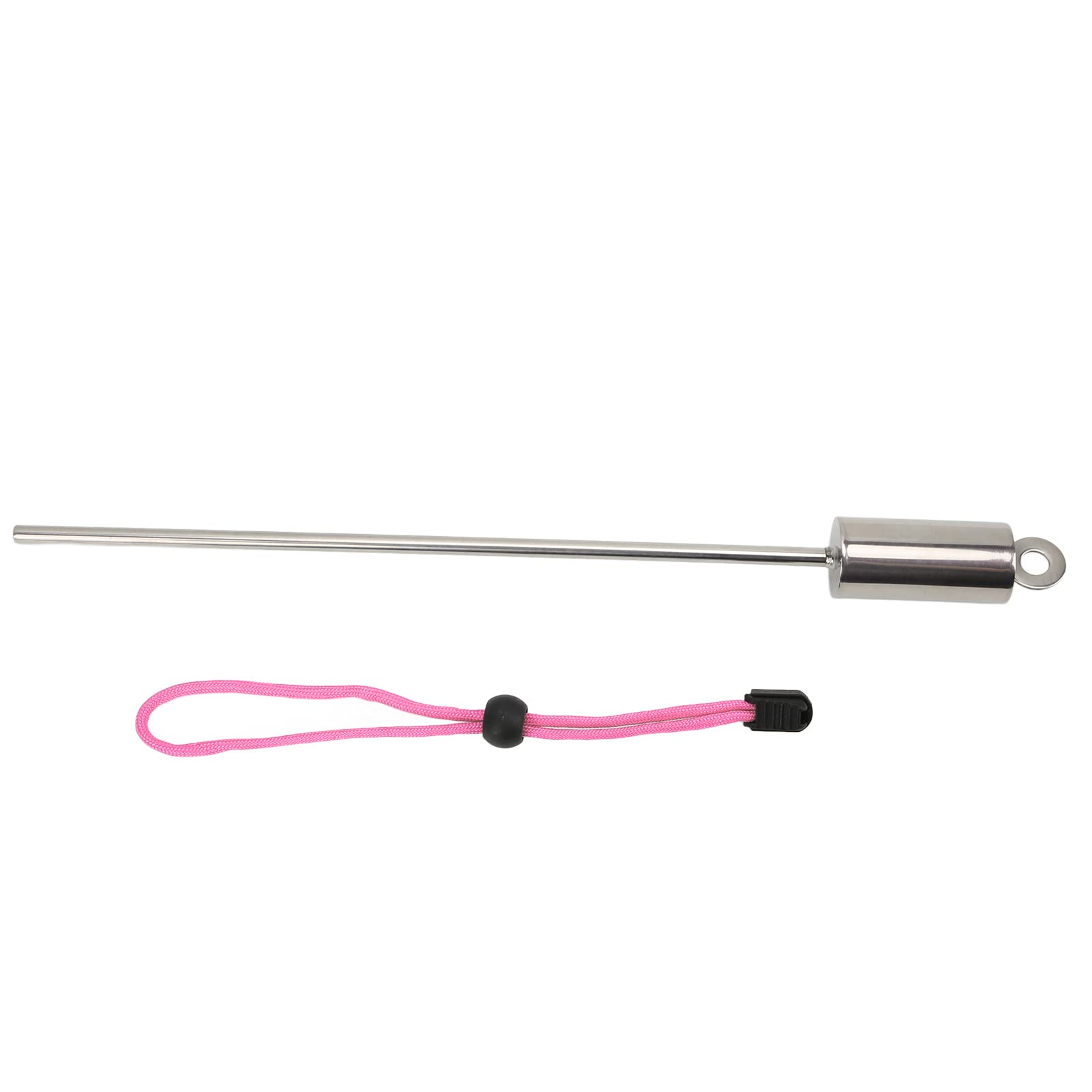 Xolsurg Diving Stick Pointer Stainless Steel Vibration Rod Instruction Tool with Lanyard for Underwater Exploration (Pink)
