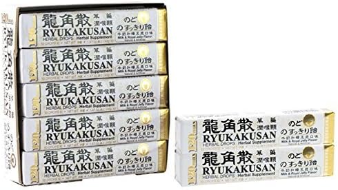 Ryukakusan Herbal Drops -120 max, Milk & Royal Jelly Flavor 1.41oz/40g/ 10 drops x by Ryukakusan