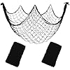 Amazon.com: 2 Pack Fish Net Decorations, 80x40 Inch Black Fishing Net ...