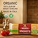 PASTA ZARA - Spaghetti - Organic - 100% Italian Pasta, Made with Durum Wheat Semolina Flour, Non GMO (1 LB. BAG) - Consistently al Dente.