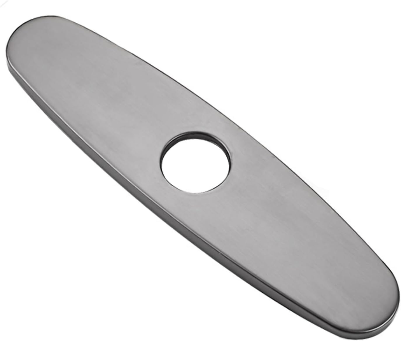 Lefton 10" Sink Cover Plate for 1 or 3 Hole Bathroom or Kitchen Faucet-FCP2201 (Grey)