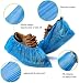 Ezlife Cubrezapatos Desechables Antideslizante, 100 Piezas Impermeables Cubiertas de Plástico CPE, Protector...