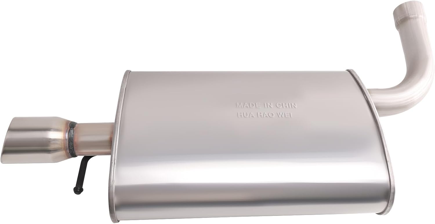 Left and Right Rear Exhaust Mufflers Dual Pair for Explorer 2011-2017 3.5L V6, Explorer 2012-2015 2.0 L4, Repklace OE: DB5Z5230D 30052 30053