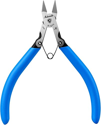 Miniatura 11 de Cortadores de alambre de 5 pulgadas para componentes electrónicos, cortadores laterales CR-V para manualidades, cortadores diagonales ultra