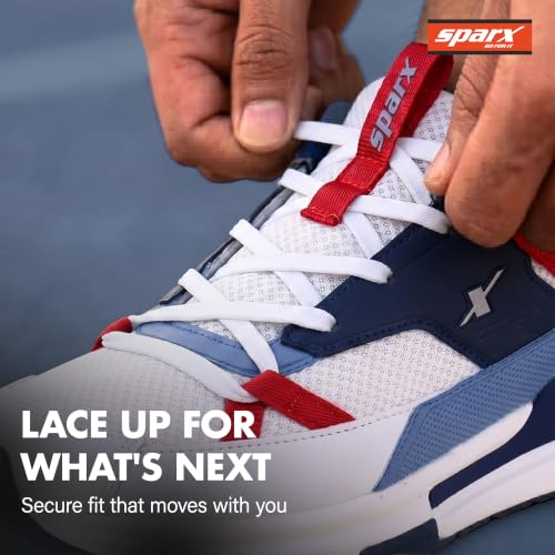 Image of SPARX Sports Shoes for Men - High-Performance Lace-Up Running Shoes with Breathable Comfort, Lightweight Cushioning & Everyday Athletic Support