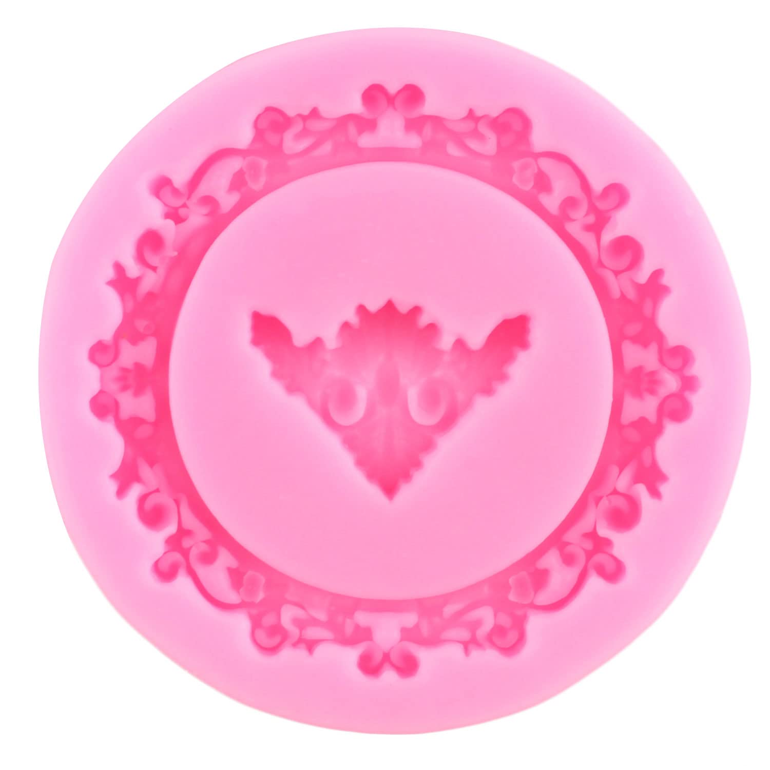 Mujiang Juego de 4 repostería de silicona con espejo para decoración de tartas, cupcakes, chocolates, cocina