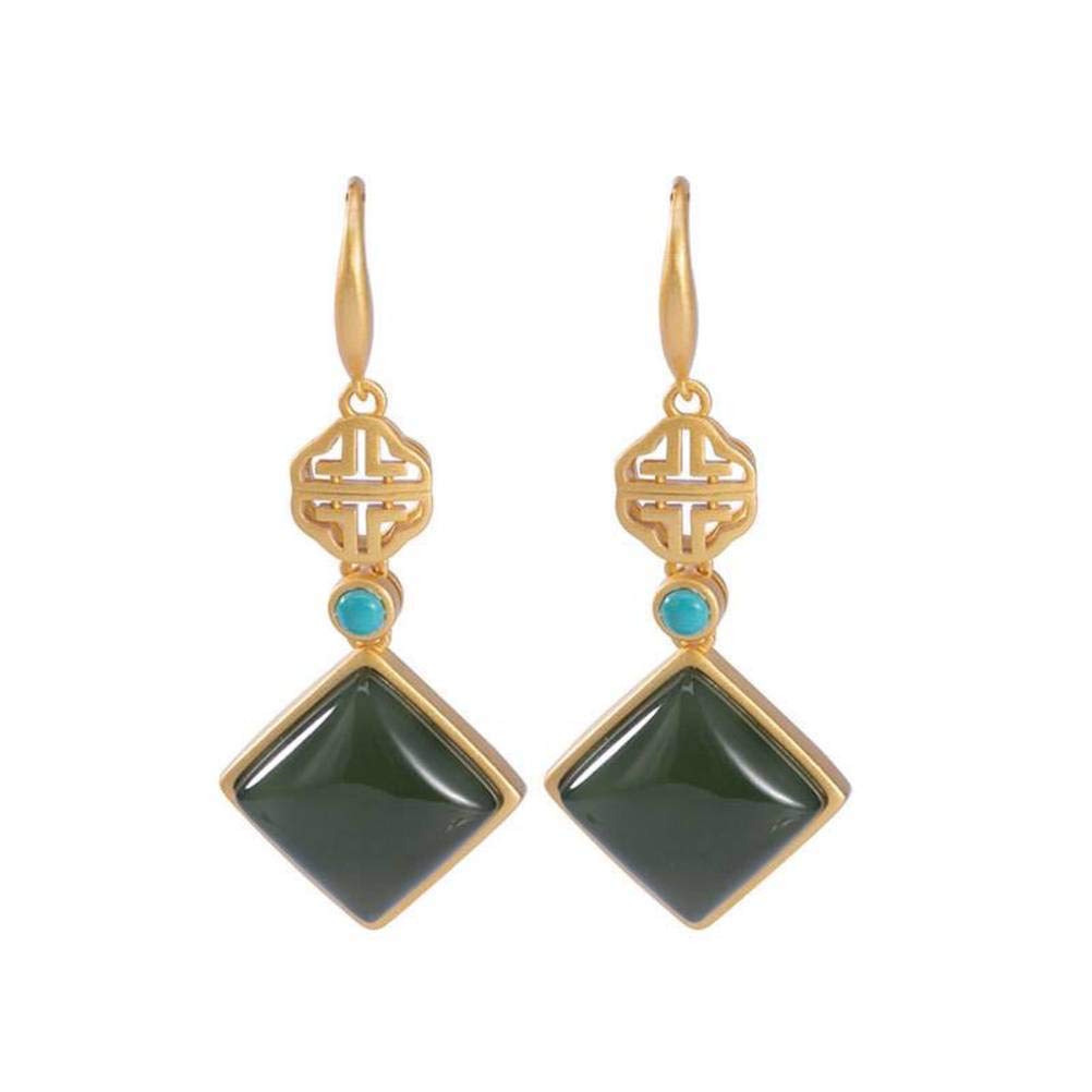 Boucles d'oreilles de personnalité style Chinois rétro