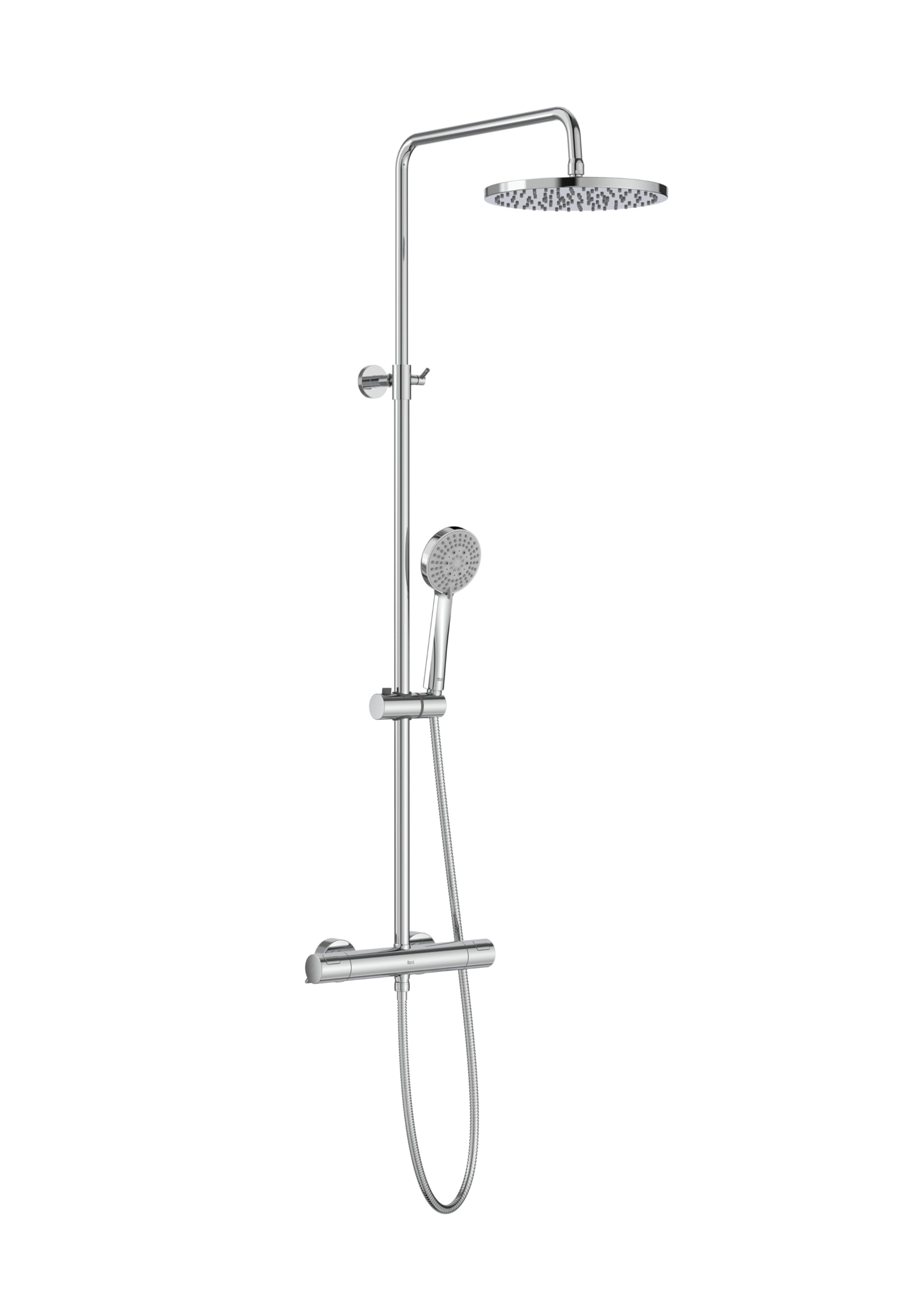 Roca,Victoria (col),PLUS - Columna de ducha termostática con altura regulable,,385mm x 73mm x 835mm,A5A2F18C00
