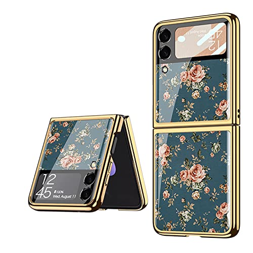 Coque Galaxy Z Flip 4 5G étui téléphone portable protection verre 9H rigide