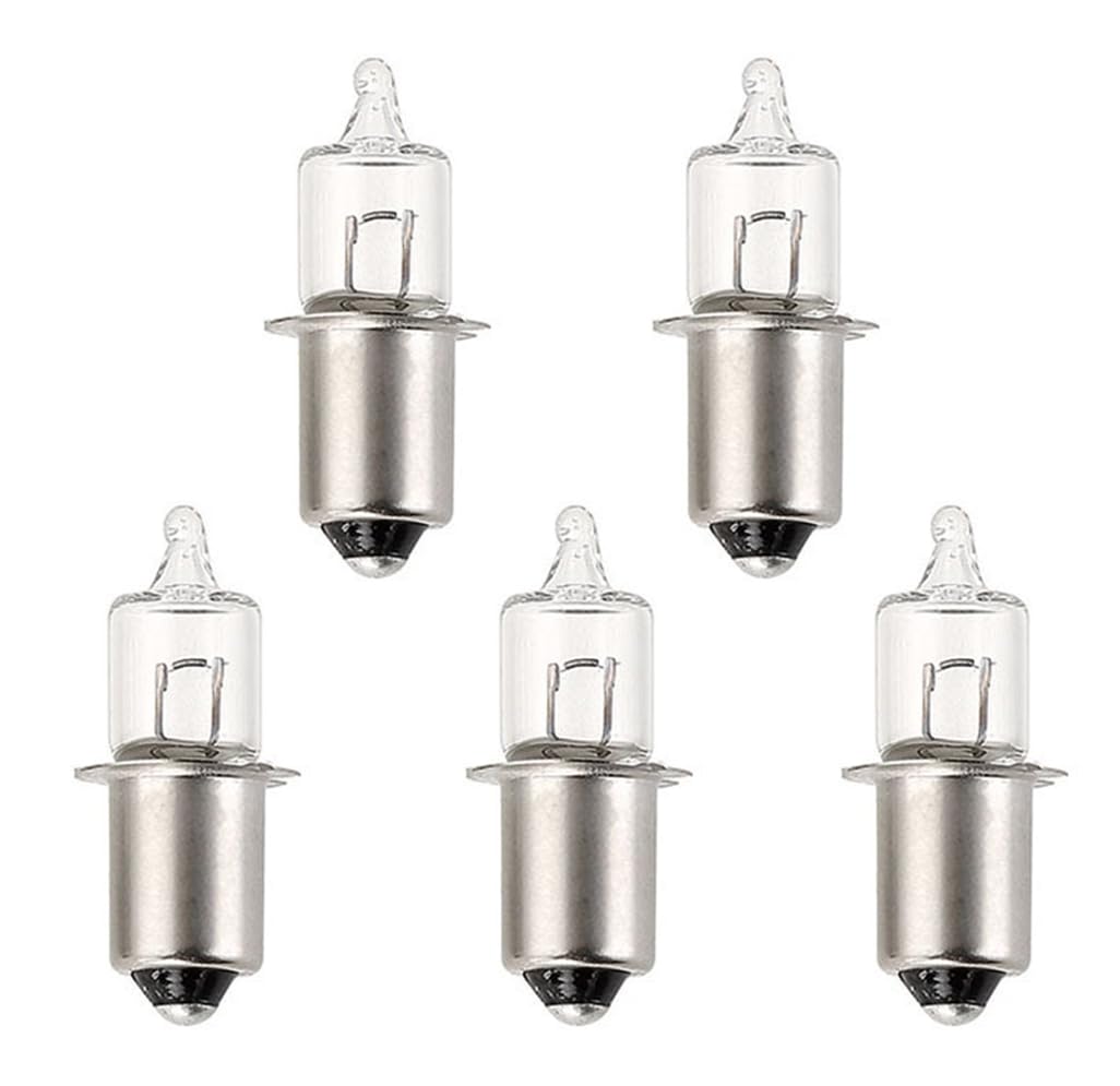 ShuoHui Żarówka rowerowa halogenowa P13,5S 6 V, 2,4 W, żarówka zapasowa, przednie światło, 2500 K, ciepła biel, gniazdo PX13,5s, miniaturowa żarówka Hs3, do roweru, latarki (2)