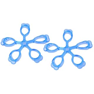 2 Pièces Exerciseur de Doigts en Silicone Bleu - Les Beatles, Paul McCartney, John Lennon, RIngo Starr, George Harrison