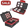 36 Slots + 24 Slots Memory Card Case：2 X Large Capacity Water-Resistant Anti-Shock Memory Card Holder