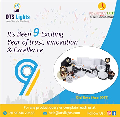 Image of 15Watts Surface Panel Square Light (Warm White - 3000K, Square)