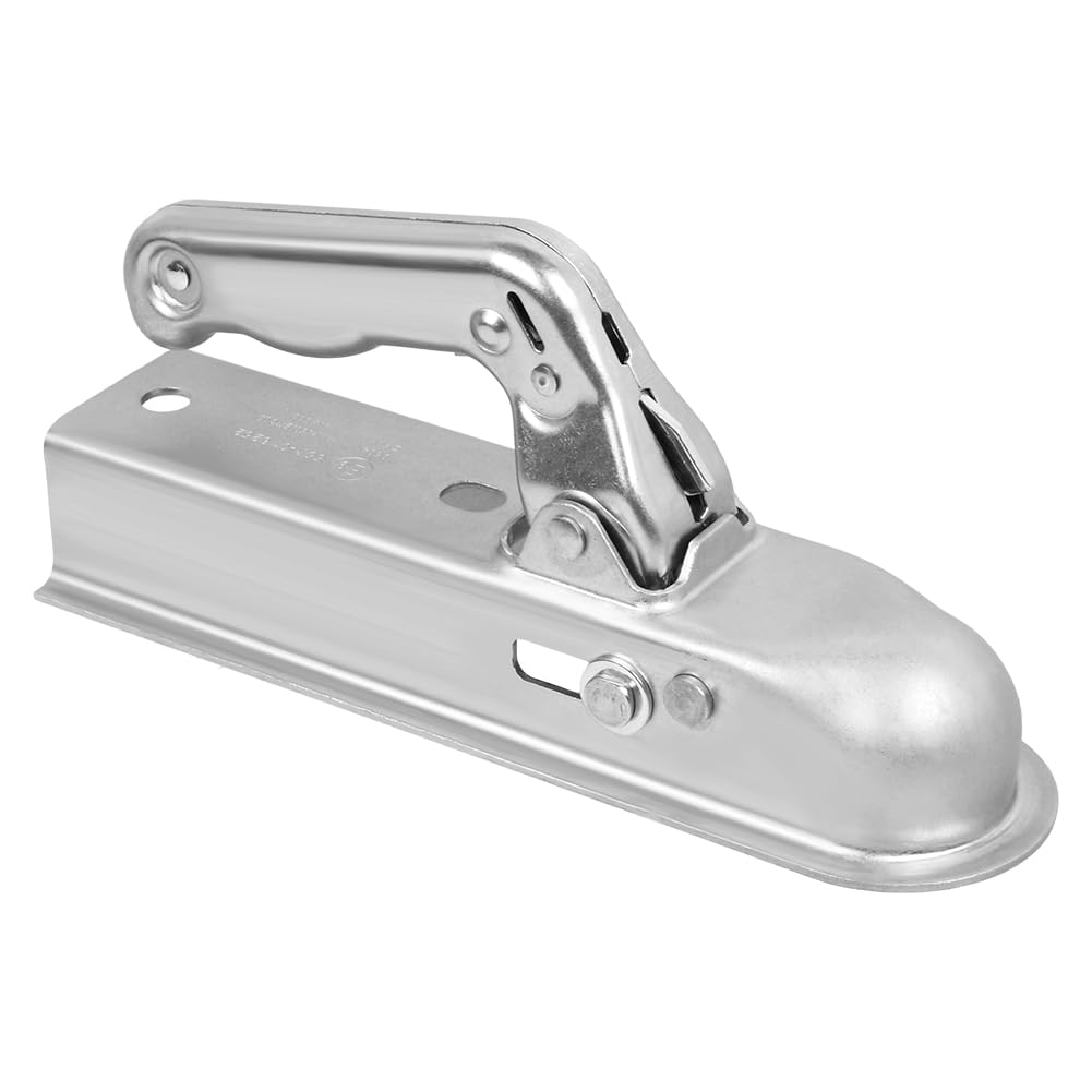 Gancio di traino in acciaio resistente, fino a 800 kg, per traino a sfera da 50 mm e timone quadrato da 50 mm, adatto per Camper, Barche, Attrezzature da giardino