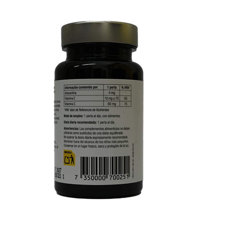 Astaxin 60 capsule di 4 mg di Vbyotics