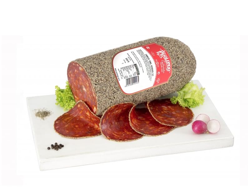 Chorizo Túnel Pimienta - Piezas de 2,100 Kg en Nuestra Selección Especial Ibéricos a Domicilio Gourmet