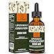 Liposomale Ashwagandha-Tropfen 2000mg, Natürlicher Ashwagandha-Wurzelextrakt, mit Schwarzem Pfeffer und Probiotika, Vegan (60 ml (1er Pack))