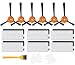 JJ Neumann Replacement Parts (New Version) Compatible with EcoVacs Deebot 500, Deebot 600, Deebot 601, Deebot 711, Deebot N79W, Deebot N79W Plus, Kit DO3GKTA 6 Brushes and 6 Filters