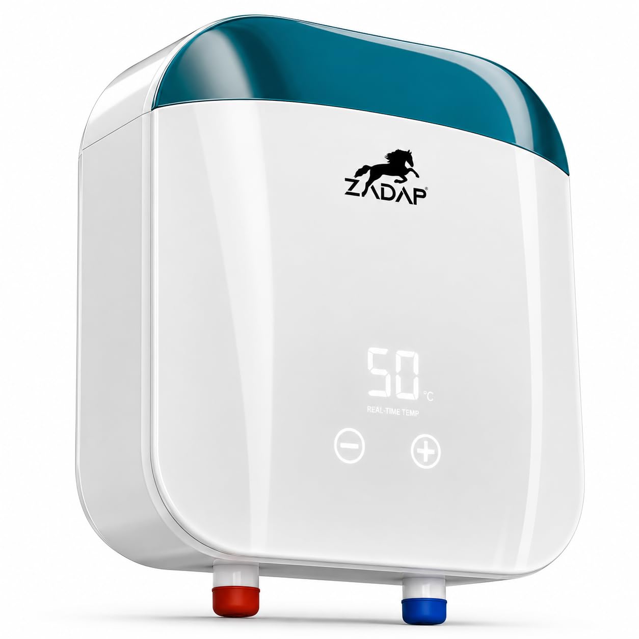 ZADAP Get Set GO Digital Tankless Water Heater 4500W Smart Display | Continuous Hot Water Supply | Compact Space Saving Design | Touch Control Operation
