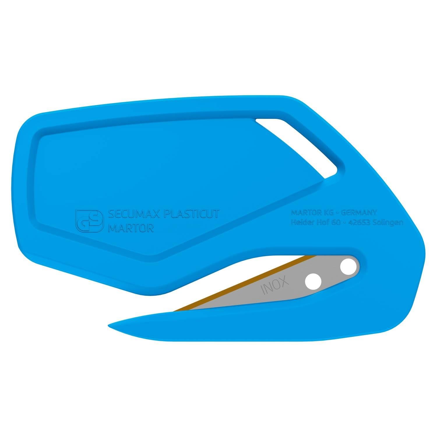 MARTOR 100x SECUMAX PLASTICUT TiN, rostfrei, Einwegmesser | Einwegmesser, TiN, rostfrei, Öse, mehrere Lagen, Folie & Papier, Logistik & Produktion, No. 346912.16