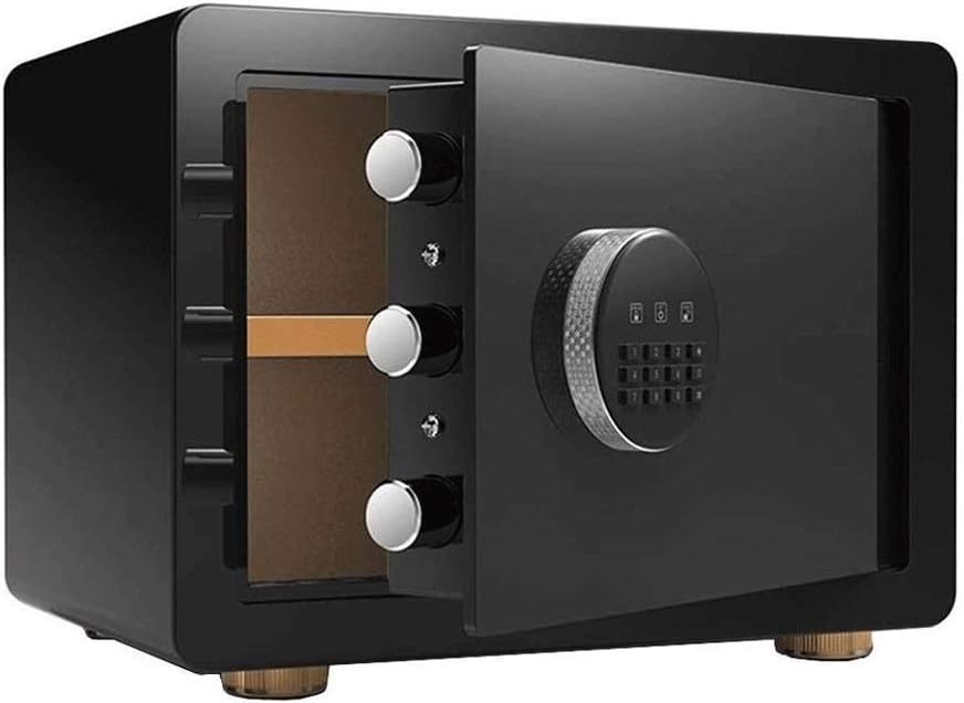 Electronic Digital Safe Deposit Box, Solid Steel Structure Hidden in the Bolt Lock, Wall Anchor Design for Home Office Hotel Business