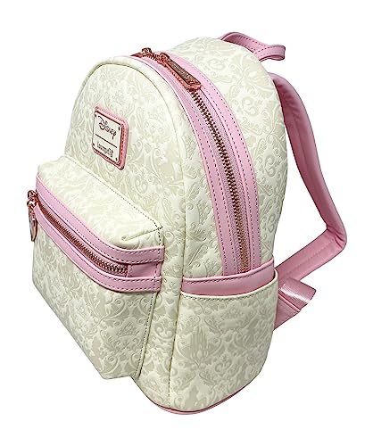 Loungefly Disney Princesses Damask Debossed Womens Double Strap Shoulder Bag Purse2
