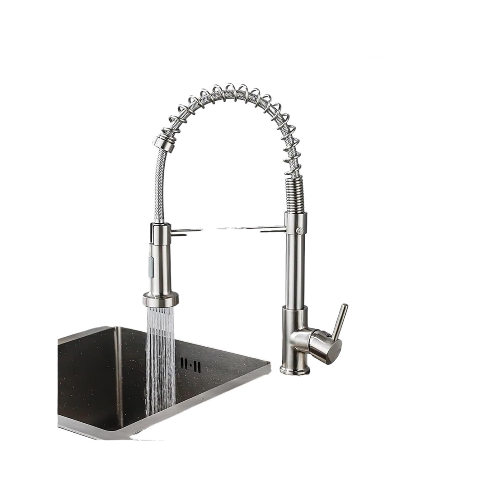 Eamrfvqt C Brass Spring Kitchen Tap