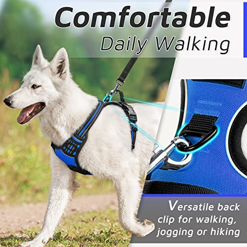 Image of Eagloo Dog Harness for Medium Sized Dogs, No Pull Vest with 2 Leash Clips