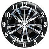 Facile da installare: i nostri orologi da parete sono alimentati solo da batterie AA (la batteria non è inclusa nella confezione), quindi calibrare il tempo, dopo di che verrà piantato un chiodo nel muro dove verrà appeso l'orologio, completamento del processo di installazione