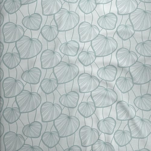 Image of BOUTIQUE LIVING Luxe Loom Weavers Gallore 100% Cotton 600 TC White Floral King Bedsheet Set