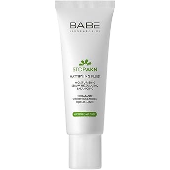 Laboratorios Bab&eacute; - Stop AKN Mattifying Moisturizing Cream 50ml | Oily Skin | Sebo Regulation | Microbiome Care | Acne Facial