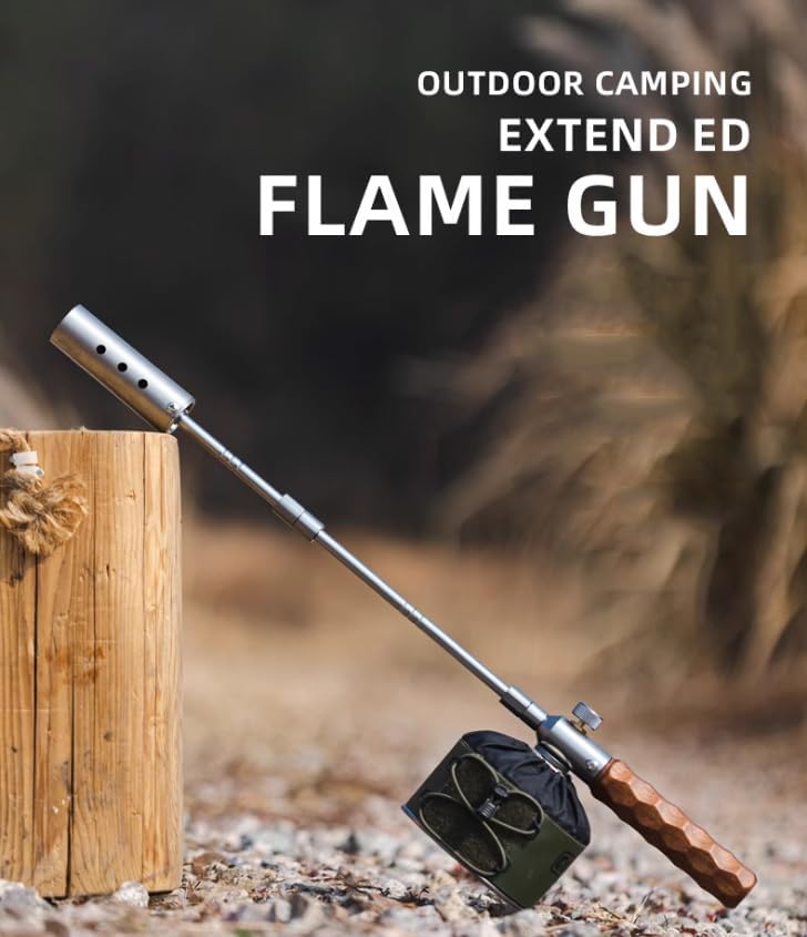 Propane Torch-Portable Extended Flame Gun for Camping, Barbecue, Burning, Baking, Multipurpose Tool, 57.5cm Extended Length (1)