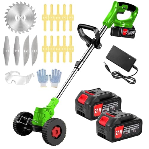 Rasentrimmer Mit Akku 21V Leichter Freischneider Elektrischer...