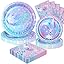 Mermaid 72pcs Purple