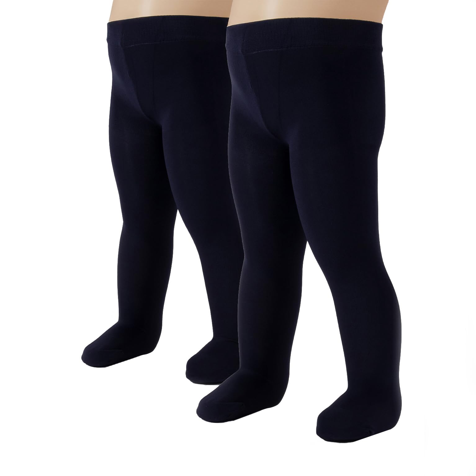 CALZITALY 2/4 Paare Baby Strumpfhose aus Mikrofaser, Unisex Baby Strumphose | 3-24 Monate | 40 DEN | Made in Italy