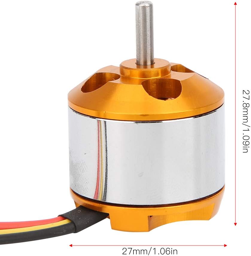 Vbestlife RC Car Motor, Professional Heat Outrunner Brushless Motor High Power Motor Parts for Fixed Wing Airplane, Quadcopter (2200KV)