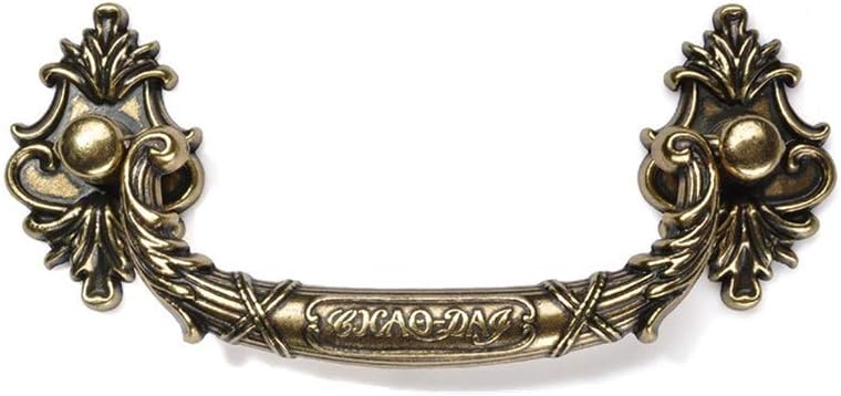 Drawer Handle Door Handle Single Hole Bronze Handle for Cabinet Wine Cabinet Drawer-Brass
