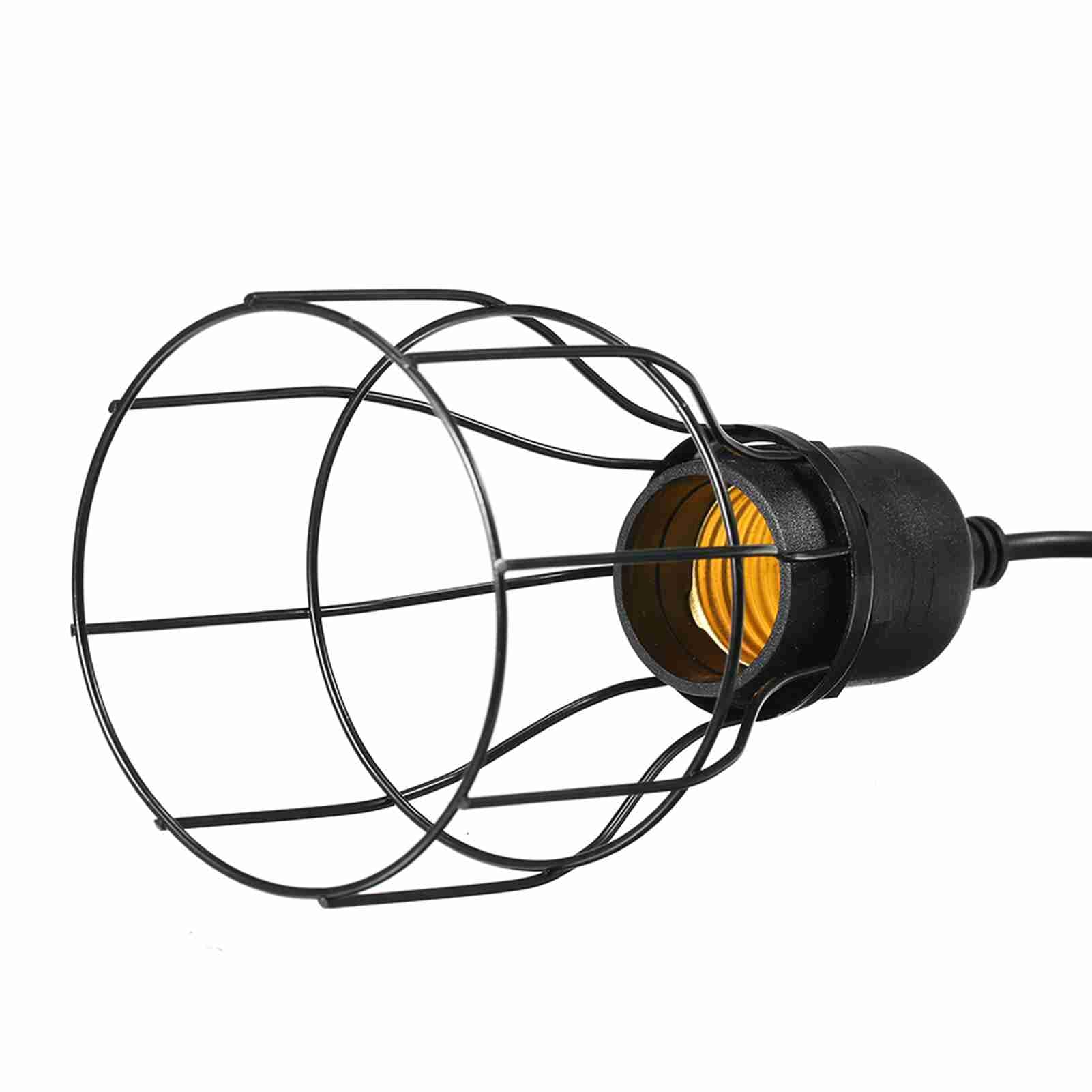 Kavolet Lampada a sospensione solare, lampade solari per uso esterno, lampada con pannello solare, sensore di luce E27, resistenza all'acqua IP65 per giardino balcone campeggio pollaio serra