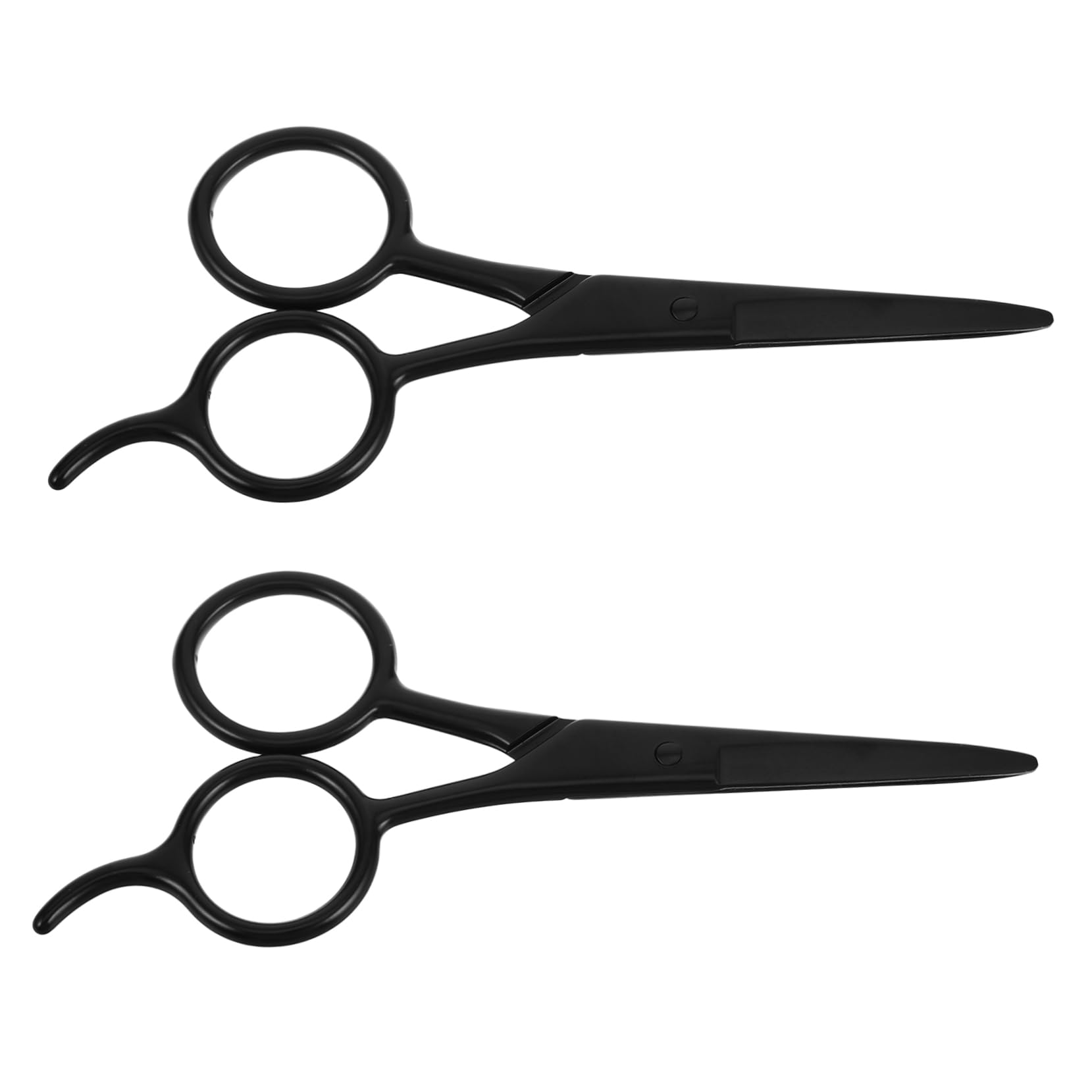 BIUDECO 2pcs Small Grooming Scissors for Men Stainless Steel Beard Trimmer Scissors and Eyebrow Shaping Scissors for Sensitive Areas