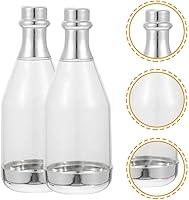 Vista 8 de Regalos de despedida de soltera, 20 unidades, mini botellas de champán, contenedor de botella de caramelo, botellas transparentes de plástico a